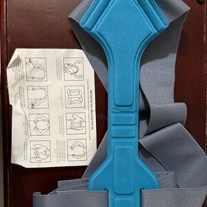 Blue and‎ Gray Back Support Strap Size Large